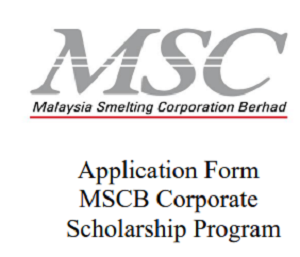 Borang permohonan Biasiswa MSCB online